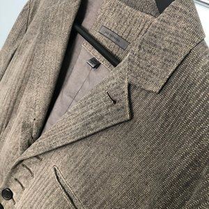 John Varvatos - Sheepskin Notch Lapel Blazer